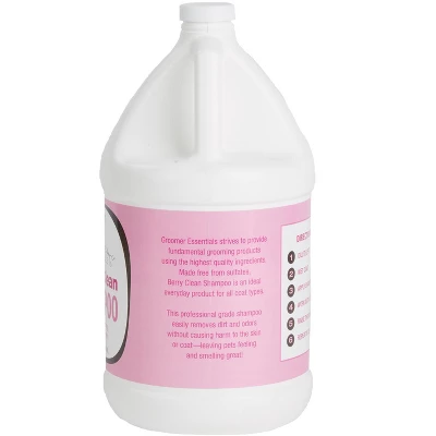 Groomer Essential Berry Clean Dog Shampoo Gallon 1 Groomer Essential Berry Clean Dog Shampoo Gallon
