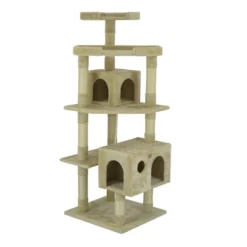Go Pet Club 60" Cat Tree House With Sisal Scratching Posts F2020 -PawHut Sales Store GUEST 8adbeb6a 9809 419c b468 160c9389bd33