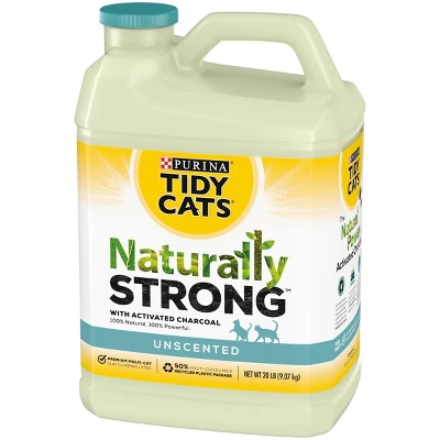 Tidy Cats Naturally Strong Clumping Cat Litter - 20lbs 4 Tidy Cats Naturally Strong Clumping Cat Litter - 20lbs - Image 4