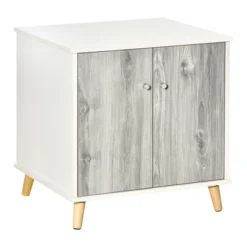 PawHut Wooden Cat Litter Box Enclosure, Multipurpose Anti-Tracking Pet Kitten House, Indoor End Table With Magnetic Doors & Storage Shelves, White 7 PawHut Wooden Cat Litter Box Enclosure, Multipurpose Anti-Tracking Pet Kitten House, Indoor End Table With Magnetic Doors & Storage Shelves, White -PawHut Sales Store GUEST 8b5bbfc2 a334 442c 8fa2 b8f3990cef6b