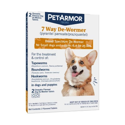 PetArmor 7-Way Deworm Dog Insect Treatment For Dogs 1 PetArmor 7-Way Deworm Dog Insect Treatment For Dogs