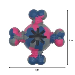 American Pet Supplies 5-Inch Natural Rubber Treat Sphere Dog Toy