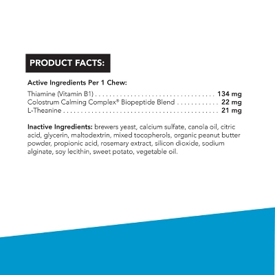 VetriScience Composure For Dogs, Calming Behavior And Anxiety Support, Bite-Sized Peanut Butter Flavor Chews, 120 Ct 2 VetriScience Composure For Dogs, Calming Behavior And Anxiety Support, Bite-Sized Peanut Butter Flavor Chews, 120 Ct - Image 2