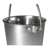 Pail Stainless Steel W/ Rivets Round 9 Qt