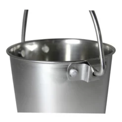 Pail Stainless Steel W/ Rivets Round 9 Qt