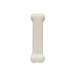 Nylabone Dura Chew Smooth Chicken Flavor White Dog Bone - Regular