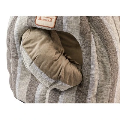 Armarkat Cat Cave Shape Bed With Anti- Slip Waterproof Base, Removable Cushion Mat, C30 Indoor Pet Bed 5 Armarkat Cat Cave Shape Bed With Anti- Slip Waterproof Base, Removable Cushion Mat, C30 Indoor Pet Bed - Image 5