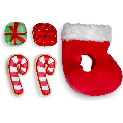 Find A Toy Christmas Stocking Dog Toy 2 Find A Toy Christmas Stocking Dog Toy - Image 2