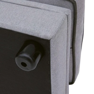 Teamson Pets Luxurious Upholstered Ivan Chaise Lounge Sofa Dog Bed With Removable Cushion And Underneath Storage For Cats & Extra-Small Dogs, Gray 9 Teamson Pets Luxurious Upholstered Ivan Chaise Lounge Sofa Dog Bed With Removable Cushion And Underneath Storage For Cats & Extra-Small Dogs, Gray - Image 9