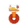 Nylabone Strong Chew Braided Ring Dog Toy Beef Flavor Wolf