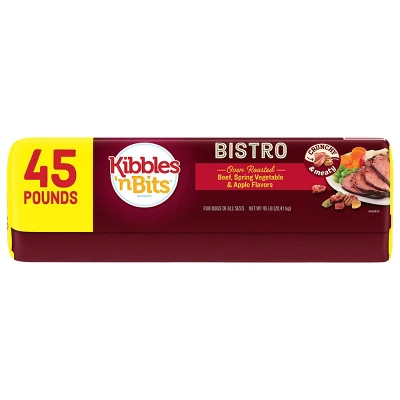 Kibbles 'n Bits Bistro Oven Roasted Beef Flavor With Vegetable And Apple Dry Dog Food - 45lbs 4 Kibbles 'n Bits Bistro Oven Roasted Beef Flavor With Vegetable And Apple Dry Dog Food - 45lbs - Image 4