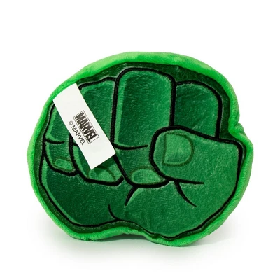 Buckle-Down Dog Toy Squeaker Plush - Marvel Comics Hulk Fist Greens 2 Buckle-Down Dog Toy Squeaker Plush - Marvel Comics Hulk Fist Greens - Image 2