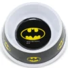 Buckle-Down Single Melamine Pet Bowl - 7.5 (16oz) - DC Comics Batman Shield Black Yellow
