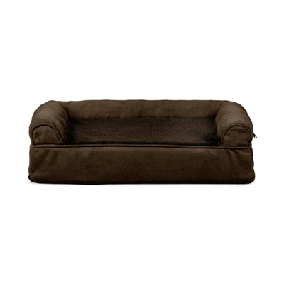 FurHaven Plush & Suede Orthopedic Sofa Dog Bed 1 FurHaven Plush & Suede Orthopedic Sofa Dog Bed