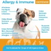 Shed Defender Allergy & Immune System Soft Chew Supplements For Dogs - Skin & Seasonal Allergy Relief - 90 Ct.