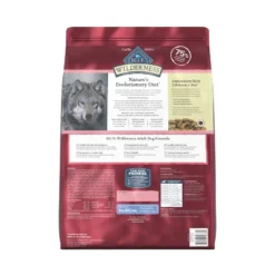 Blue Buffalo Wilderness High Protein Natural Adult Dry Dog Food Plus Wholesome Grains With Salmon - 13lbs