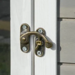 PawHut Wooden Wooden Cat House Feral Cat Shelter Kitten Condo With Escape Door, Porch And Flower Stand - Dark Gray/White 11 PawHut Wooden Wooden Cat House Feral Cat Shelter Kitten Condo With Escape Door, Porch And Flower Stand - Dark Gray/White -PawHut Sales Store GUEST 9c1a9e9d ed92 4f25 9ebe 06d2e3be4014