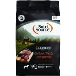 NutriSource Element Series Outback Trails Lamb, Kangaroo & Wild Board With Heirloom Grains Dog Food - 4LB