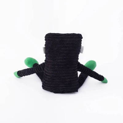 ZippyPaws Halloween Crinkle Frankenstein's Monster Dog Toy - Black 1 ZippyPaws Halloween Crinkle Frankenstein's Monster Dog Toy - Black
