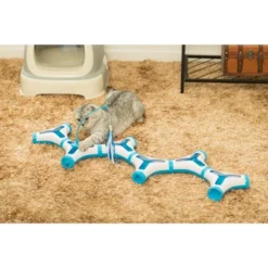 PawsMark Configurable Interactive Cat Toy With Spring Feather Teaser