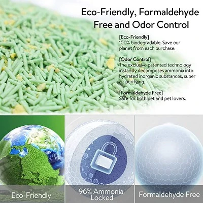 PETTIME Tofu & Corn Litter (Large 12lb X 3bags, Tofu & Corn - Green Tea) 5 PETTIME Tofu & Corn Litter (Large 12lb X 3bags, Tofu & Corn - Green Tea) - Image 5