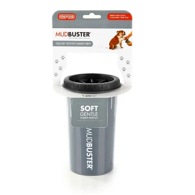 Dexas Mudbuster Dog Grooming Tool - Gray 1 Dexas Mudbuster Dog Grooming Tool - Gray