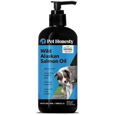 Pet Honesty Wild Alaskan Salmon Oil Meal Topper For Dogs And Cats, 16 Fl Oz 2 Pet Honesty Wild Alaskan Salmon Oil Meal Topper For Dogs And Cats, 16 Fl Oz - Image 2