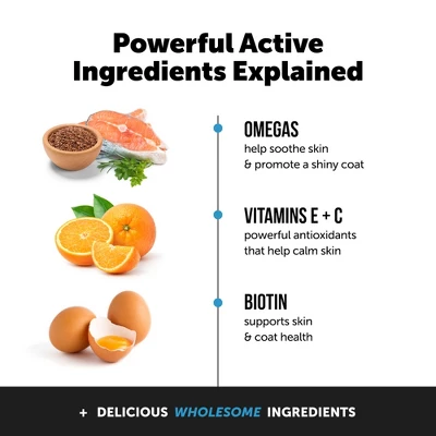 Skin & Coat Dual Texture Chews For Cats - Chicken Flavor, 3.7 Oz 2 Skin & Coat Dual Texture Chews For Cats - Chicken Flavor, 3.7 Oz - Image 2