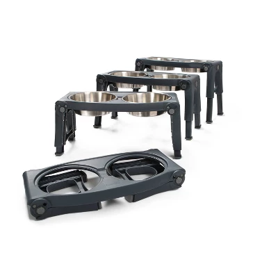 Dexas Adjustable Height Stainless Steel Dog Bowl 4 Dexas Adjustable Height Stainless Steel Dog Bowl - Image 4