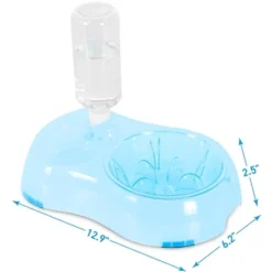 ANYPET Slow Feeder Bowl, Elevated, Double Transparent For Cats, Small Dogs, Pet Automatic Water Feeder With Water Bottle, Blue 6 ANYPET Slow Feeder Bowl, Elevated, Double Transparent For Cats, Small Dogs, Pet Automatic Water Feeder With Water Bottle, Blue -PawHut Sales Store GUEST af37014a 0159 4f1f a7a7 f5869e9f2721