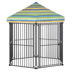 PawHut Heavy-Duty Outdoor Pet Cage Kennel With Weather-Resistant Polyester Roof, Locking Door, & Metal Frame -PawHut Sales Store GUEST b1820aa5 e44b 4348 a5ba cd182a50d2fe
