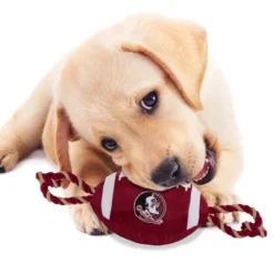 NCAA Florida State Seminoles Nylon Football Dog Toy -PawHut Sales Store GUEST b45614ee 3503 4885 ba26 94f2e6cc71ad