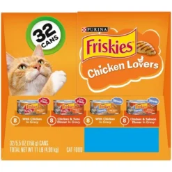 Purina Friskies Prime Filets & Shreds With Tuna, Chicken, Salmon And Seafood Lover Wet Cat Food - 5.5oz/32ct Variety Pack 9 Purina Friskies Prime Filets & Shreds With Tuna, Chicken, Salmon And Seafood Lover Wet Cat Food - 5.5oz/32ct Variety Pack -PawHut Sales Store GUEST b4d13931 1c7c 4d73 8567 d3c50163cc4b