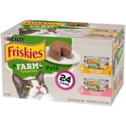 Purina Friskies Paté Wet Cat Food Farm Favorites With Chicken & Salmon - 5.5oz/24ct Variety Pack 8 Purina Friskies Paté Wet Cat Food Farm Favorites With Chicken & Salmon - 5.5oz/24ct Variety Pack -PawHut Sales Store GUEST b69c0d4c b3b2 4731 8011 bc260fb2ae6e