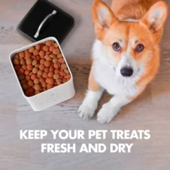 Amici Pet Sparky Dog Biscuits Metal Storage Canister, 36 Oz. , White & Black 11 Amici Pet Sparky Dog Biscuits Metal Storage Canister, 36 Oz. , White & Black -PawHut Sales Store GUEST b6a6da4b d374 4049 a06a 57f375feeeba