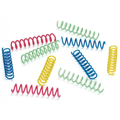 Spot Thin & Colorful Springs Cat Toy - 10 Pack 2 Spot Thin & Colorful Springs Cat Toy - 10 Pack - Image 2