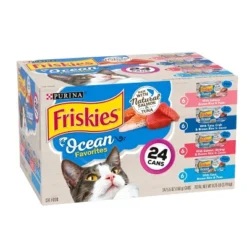 Purina Friskies Meaty Bits & Paté Ocean Favorites Fish Flavor Wet Cat Food - 5.5oz/24ct Variety Pack 6 Purina Friskies Meaty Bits & Paté Ocean Favorites Fish Flavor Wet Cat Food - 5.5oz/24ct Variety Pack -PawHut Sales Store GUEST b7a477f3 4d2d 4c23 8d8c 4a20fa143ee5