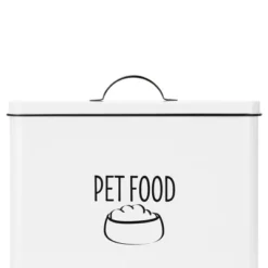 Outshine Co White Farmhouse Pet Food Bin - Can Be Personalized -PawHut Sales Store GUEST b7f7c151 3d4e 441e 9404 4d57d1d83c9c