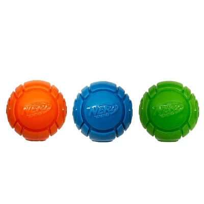 NERF 18" Blaster With 2.5" TPR Sonic Ball Dog Toy - 3pk 2 NERF 18" Blaster With 2.5" TPR Sonic Ball Dog Toy - 3pk - Image 2