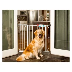 Carlson Extra Wide Cat And Dog Gate With Small Door