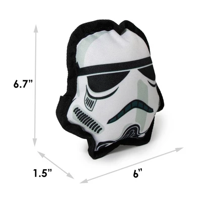 Buckle-Down Dog Toy Ballistic Squeaker - Star Wars Stormtrooper Head 4 Buckle-Down Dog Toy Ballistic Squeaker - Star Wars Stormtrooper Head - Image 4