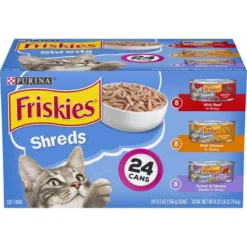 Purina Friskies Shreds Beef, Turkey, White Fish & Chicken Wet Cat Food - 5.5oz 6 Purina Friskies Shreds Beef, Turkey, White Fish & Chicken Wet Cat Food - 5.5oz -PawHut Sales Store GUEST bdd9cfef 4176 4b65 bd36 4c540c5c21a6