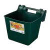 Little Giant HF15GREEN Heavy Duty 15 Quart Mountable Plastic Hook Over Feeder, Green (4 Pack)