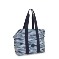 Kipling Art M Pet Tote Bag Brushed Stripes