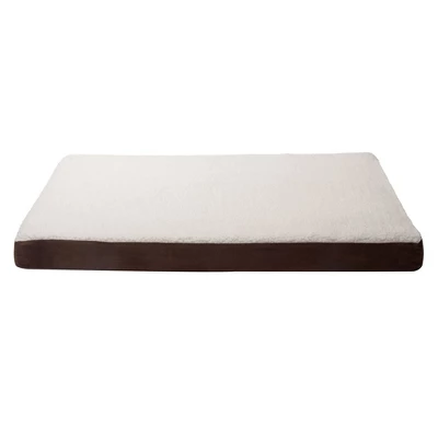 FurHaven Faux Sheepskin & Suede Deluxe Orthopedic Mattress Dog Bed 3 FurHaven Faux Sheepskin & Suede Deluxe Orthopedic Mattress Dog Bed - Image 3