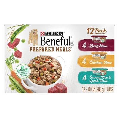 Beneful Prepared Meals Lamb, Chicken And Beef Stew Wet Dog Food Variety Pack 5 Beneful Prepared Meals Lamb, Chicken And Beef Stew Wet Dog Food Variety Pack - Image 5