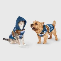 Snow Shoe Lodge Fairisle Faux Shearling Cat And Dog Hoodie - Blue/Brown - Wondershop™ 8 Snow Shoe Lodge Fairisle Faux Shearling Cat And Dog Hoodie - Blue/Brown - Wondershop™ -PawHut Sales Store GUEST bf65cf1d 02de 4156 b2f9 6efbd3e25a3c