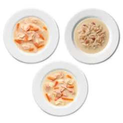 Fancy Feast Broths Creamy Chicken, Tuna, Salmon, Shrimp And Seafood Collection Wet Cat Food Complement - 1.4oz/12ct