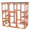 TRIXIE Pet Products Wooden Outdoor Cat Sanctuary