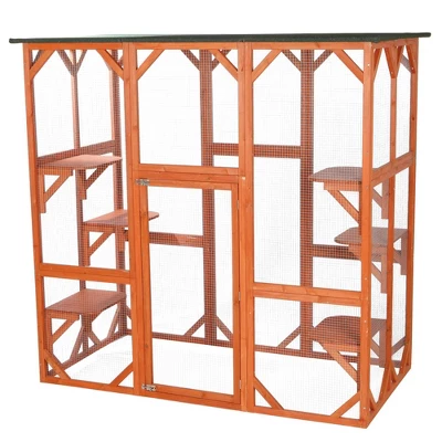 TRIXIE Pet Products Wooden Outdoor Cat Sanctuary 1 TRIXIE Pet Products Wooden Outdoor Cat Sanctuary